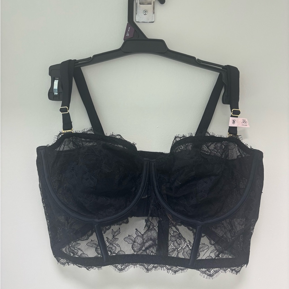 Victoria's Secret Black Lace Bustier